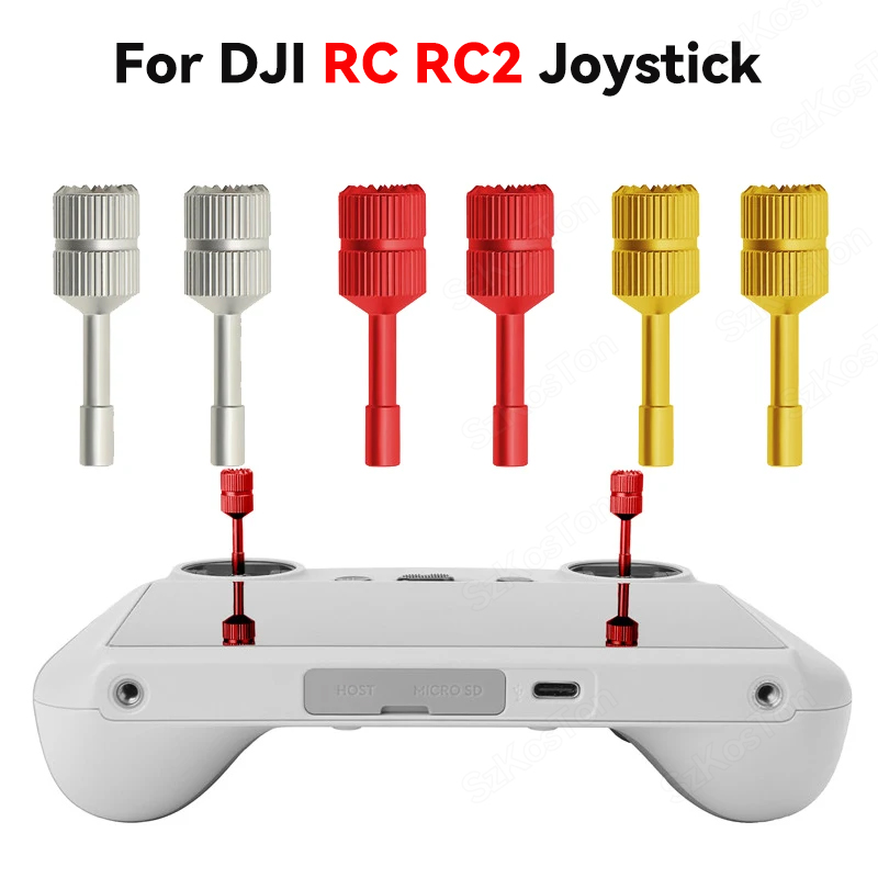 Dji Drone Mini 3 - 1 ペア DJI RC/RC 2 リモコン拡張ジョイスティックアルミ親指スティックロッカー