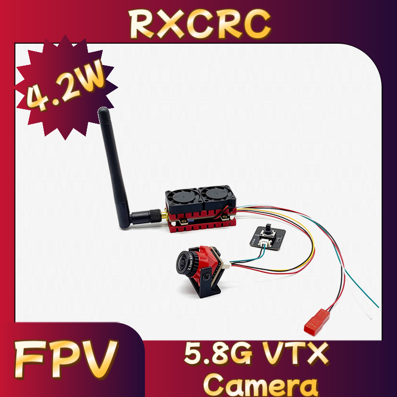 Drone Receiver - RXCRC 5.8G 48CH 4.2WハイパワーVTX送信機 アナログViedo CMOS