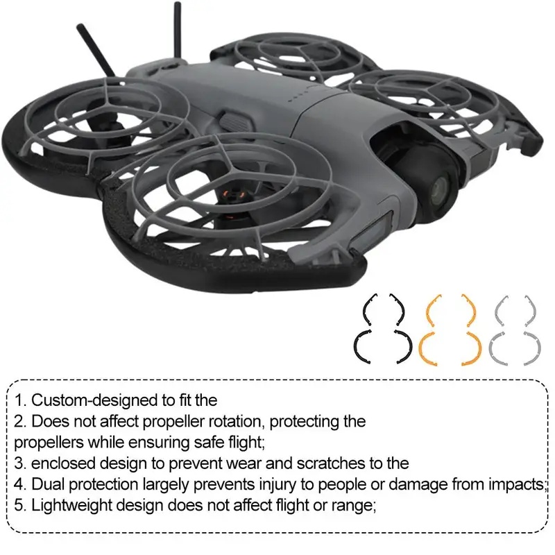 Drone Propeller Guard - DJI Neo 2 ドローン用プロペラガード プロテクター バンパーリング