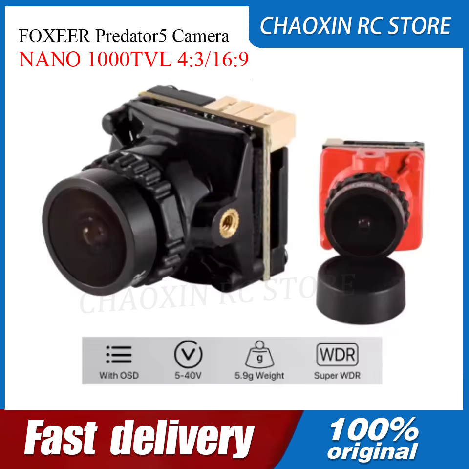 Drone Battery - FOXEER Predator5 カメラ NANO 1000TVL 4:3/16:9