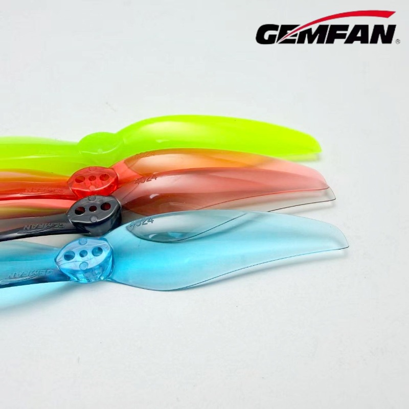 Drone Propeller - 4ペア Gemfan Hurricane 4024 2ブレードプロペラ 1.5mm