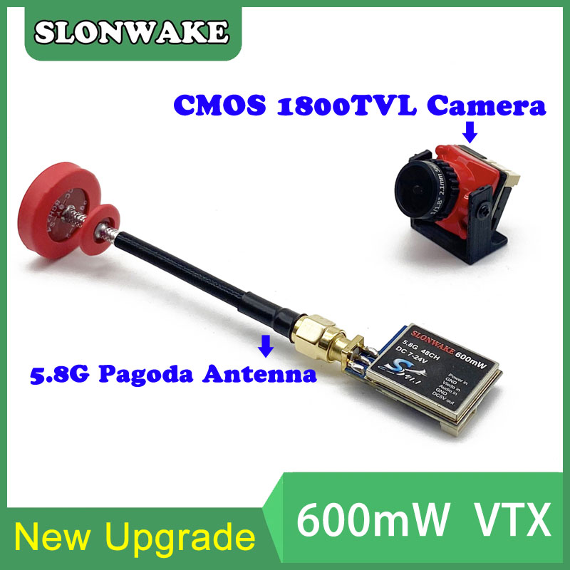5.8 グラム 48CH 600mW 調整可能な VTX-C - Drone Receiver のレビューと価格