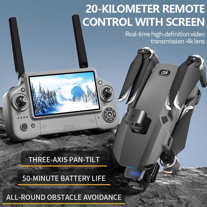 2026年新型8Kデュアルカメラドローン、5.5インチ大型ス - Drone Gps Mount のレビューと価格