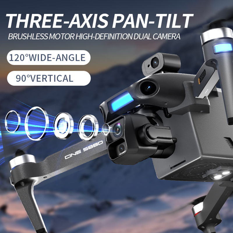 2026年新型8Kデュアルカメラドローン、5.5インチ大型ス - Drone Gps Mount のレビューと価格
