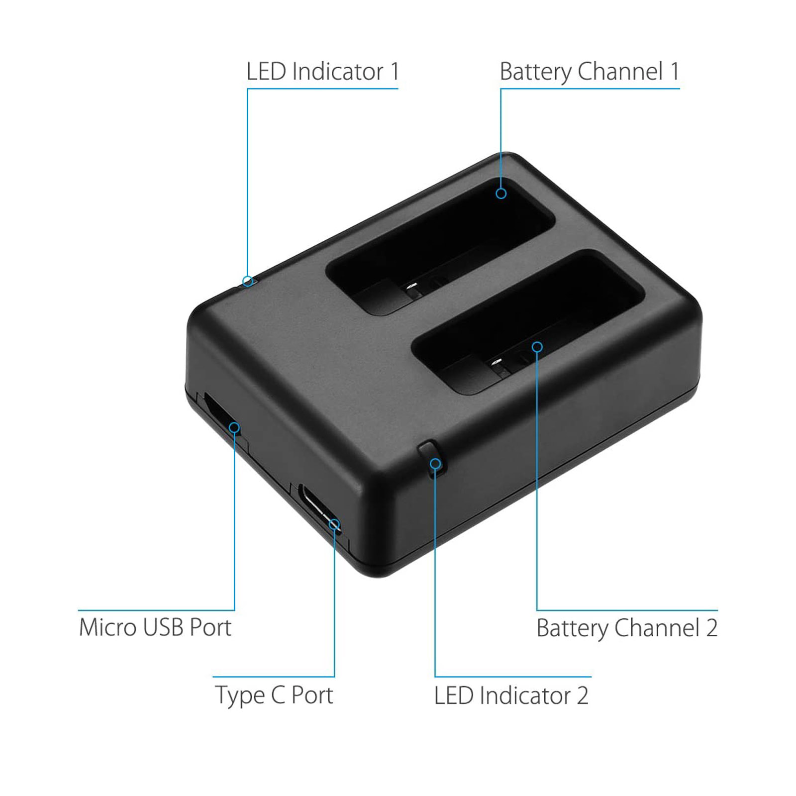 GOPRO Hero 5 充電器 AHDBT-501 バッテ - Drone Battery のレビューと価格