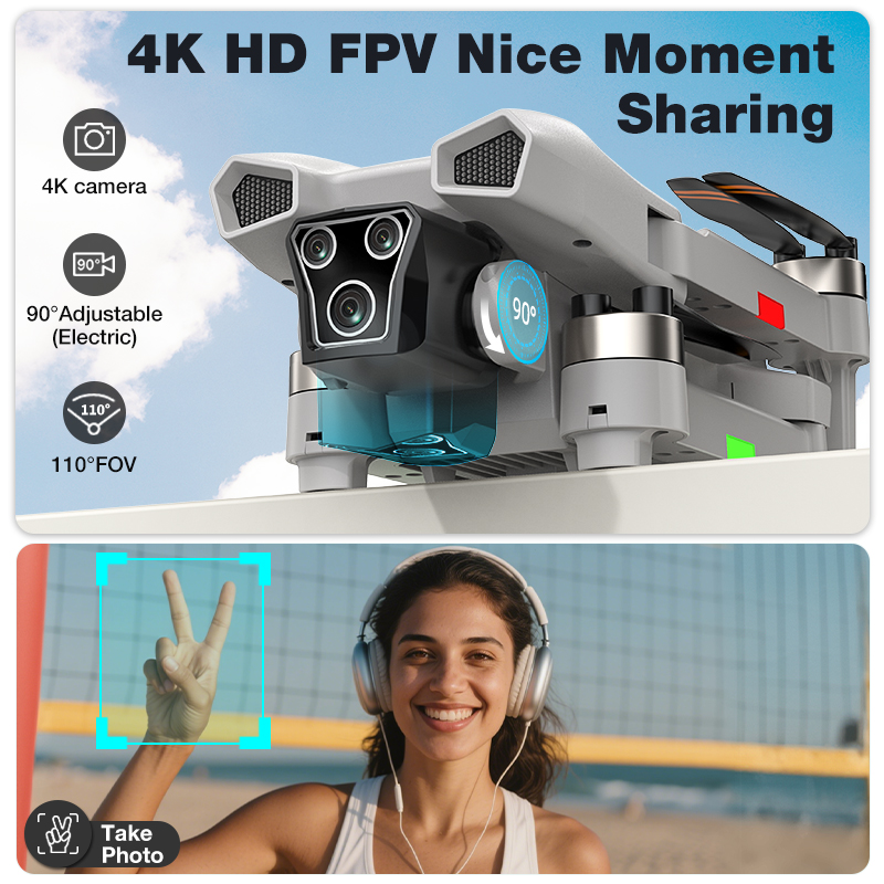 新型ホットL017プロドローン ブラシレス 3Dロール 36 - Drone Gps Mount のレビューと価格