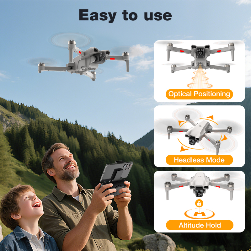 新型ホットL017プロドローン ブラシレス 3Dロール 36 - Drone Gps Mount のレビューと価格